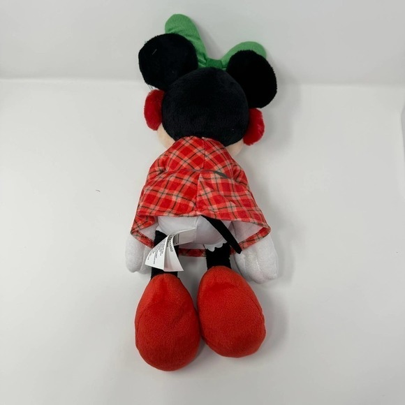 Disney 2022 Holiday Minnie Mouse 15" Plush Macy's Snowflake Earmuffs Collectable - Picture 12 of 13